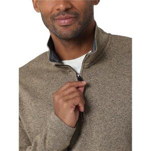 Wrangler Authentics Men's‎ Long Sleeve Fleece Quarter-Zip